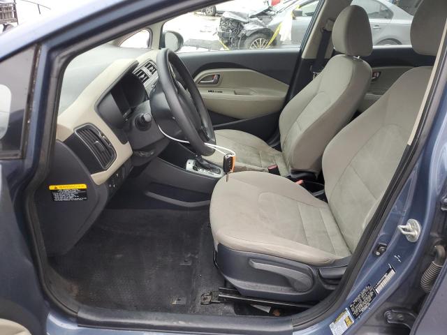 KNADM4A3XG6612006 - 2016 KIA RIO LX BLUE photo 7
