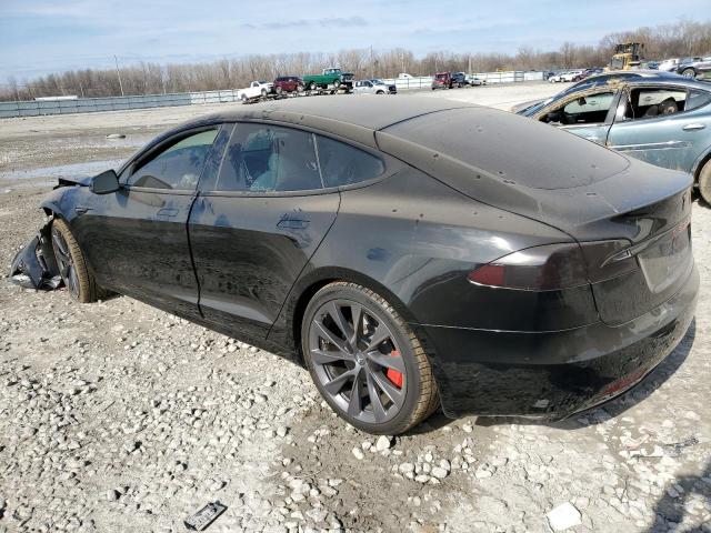 5YJSA1E23LF364019 - 2020 TESLA MODEL S أسود صورة 2