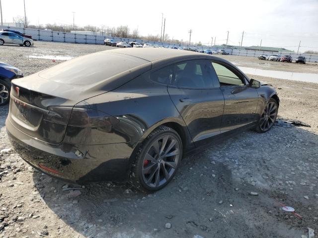 5YJSA1E23LF364019 - 2020 TESLA MODEL S أسود صورة 3