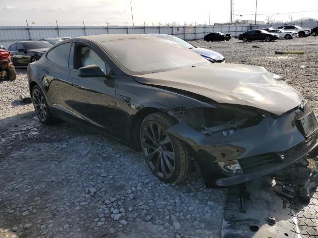 5YJSA1E23LF364019 - 2020 TESLA MODEL S أسود صورة 4