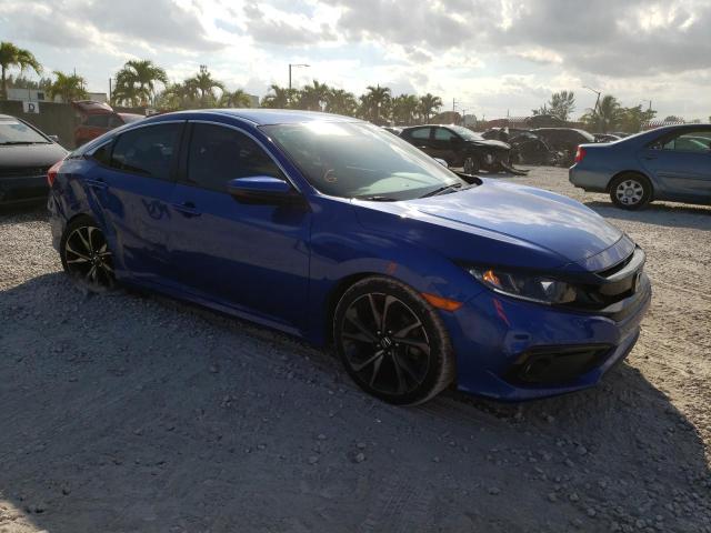 2HGFC2F84MH558057 - 2021 HONDA CIVIC SPORT 蓝色 照片 4