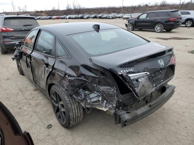 2HGFE2F58RH583843 - 2024 HONDA CIVIC SPORT BLACK photo 2