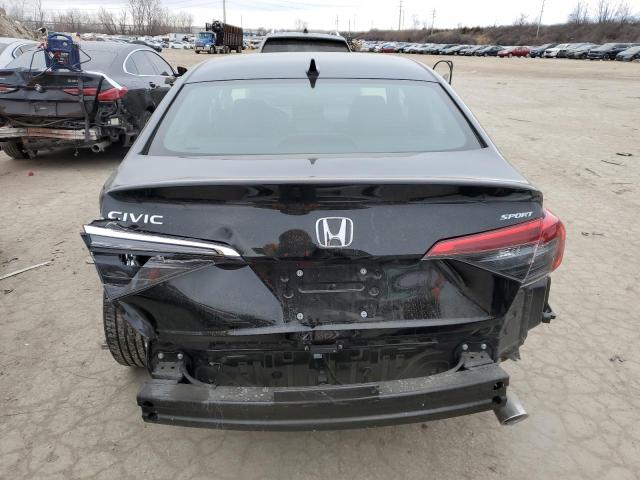 2HGFE2F58RH583843 - 2024 HONDA CIVIC SPORT BLACK photo 6