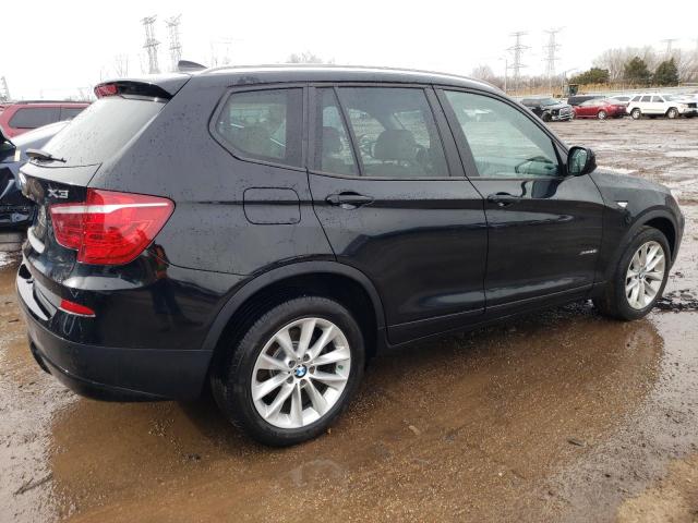 5UXWX9C5XE0D24258 - 2014 BMW X3 XDRIVE28I BLACK photo 3