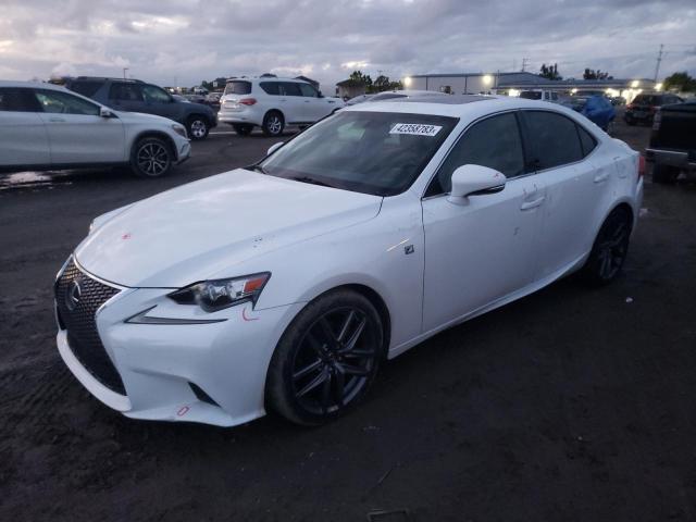 JTHBF1D25F5074775 - 2015 LEXUS IS 250 WHITE photo 1