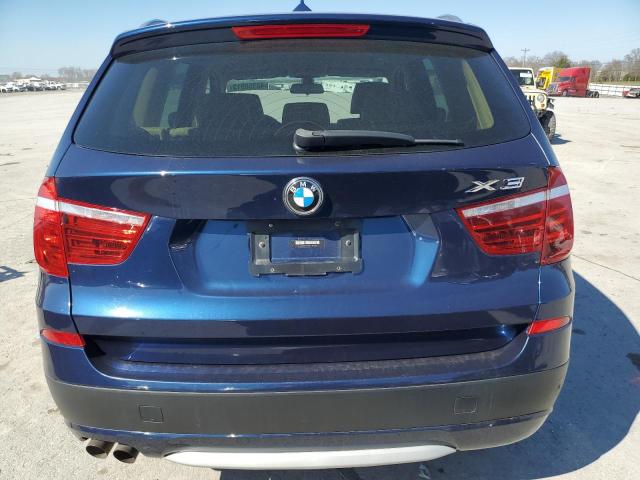 5UXWX5C56BL706996 - 2011 BMW X3 XDRIVE28I BLUE photo 6