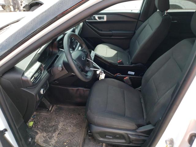 1FM5K8AB9MGC00544 - 2021 FORD EXPLORER POLICE INTERCEPTOR WHITE photo 7