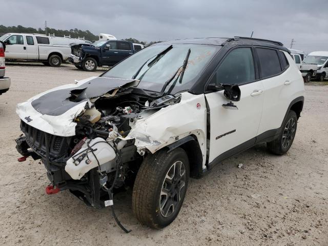 3C4NJDDB7LT159367 - 2020 JEEP COMPASS TRAILHAWK WHITE photo 1