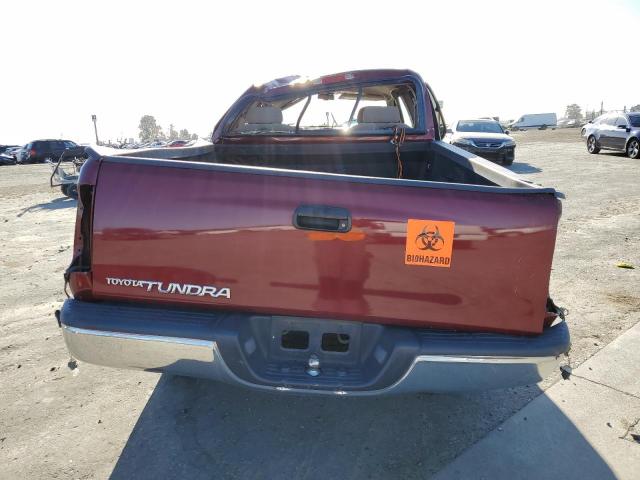 5TBRN34124S442271 - 2004 TOYOTA TUNDRA ACCESS CAB SR5 RED photo 6