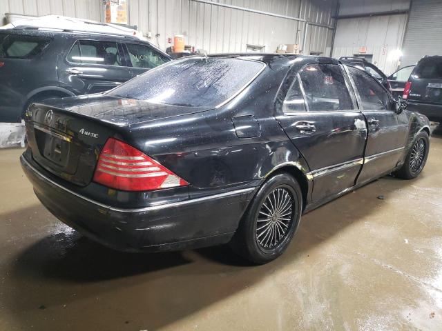 WDBNG83J86A483792 - 2006 MERCEDES-BENZ S 430 4MATIC BLACK photo 3