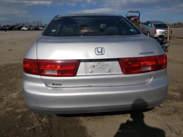 1HGCM56105A187497 - 2005 HONDA ACCORD DX SILVER photo 6