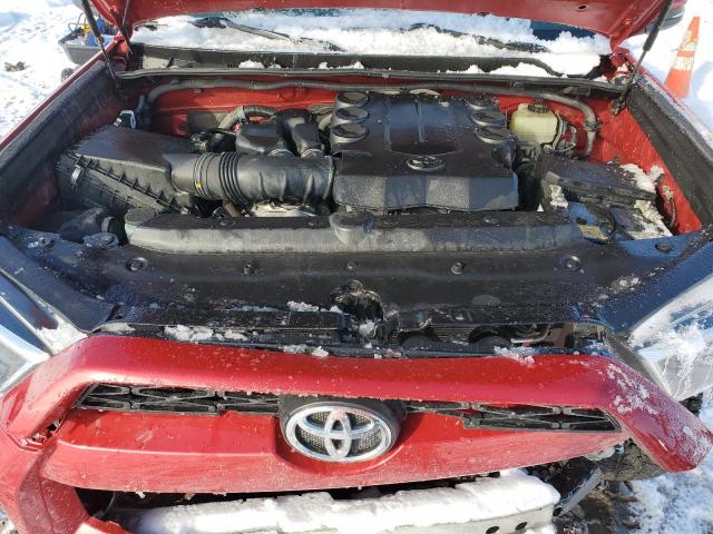 JTEBU5JR7H5463383 - 2017 TOYOTA 4RUNNER SR5/SR5 PREMIUM 红色 照片 11