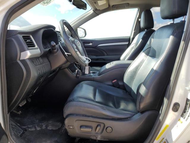 5TDKKRFH7ES031206 - 2014 TOYOTA HIGHLANDER XLE WHITE photo 7