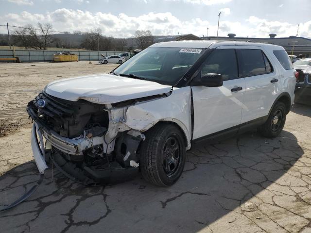 1FM5K8AR1KGB15160 - 2019 FORD EXPLORER POLICE INTERCEPTOR WHITE photo 1