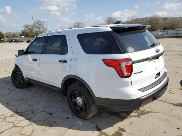 1FM5K8AR1KGB15160 - 2019 FORD EXPLORER POLICE INTERCEPTOR WHITE photo 2