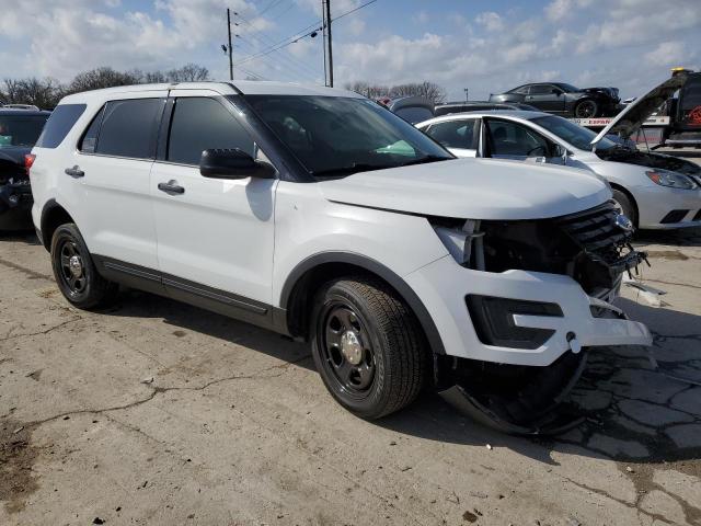 1FM5K8AR1KGB15160 - 2019 FORD EXPLORER POLICE INTERCEPTOR WHITE photo 4