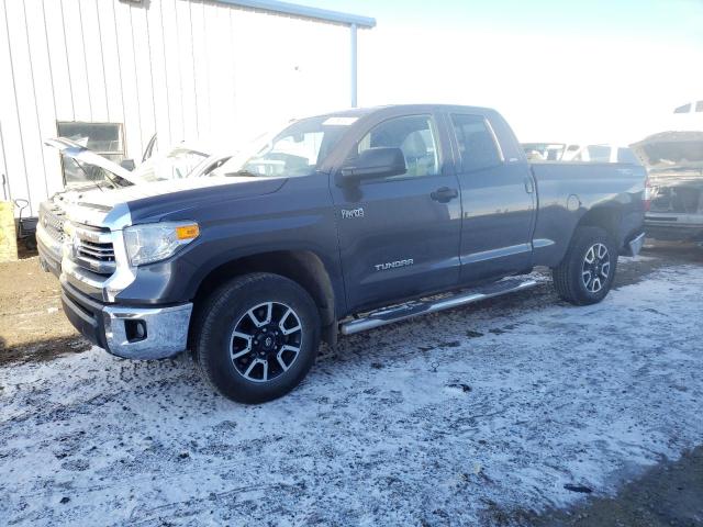 5TFUY5F10GX553532 - 2016 TOYOTA TUNDRA DOUBLE CAB SR/SR5 GRAY photo 1