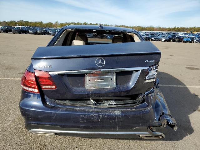 WDDHF8JB6FB089611 - 2015 MERCEDES-BENZ E 350 4MATIC BLUE photo 6