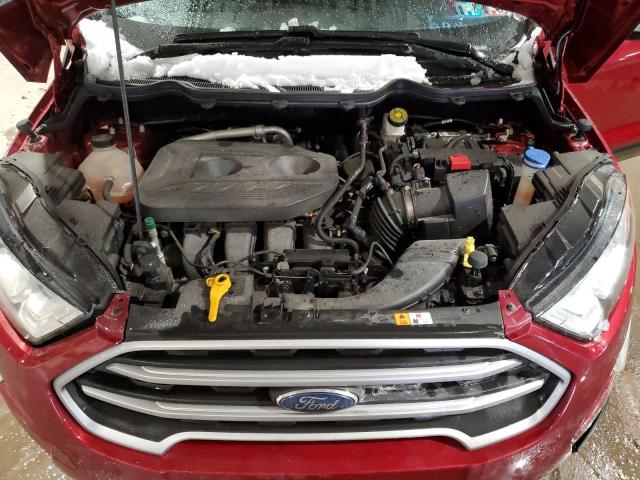 MAJ6S3GL9MC408464 - 2021 FORD ECOSPORT SE წითელი ფოტო 12