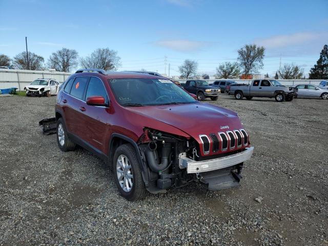 1C4PJMCS2FW599599 - 2015 JEEP CHEROKEE LATITUDE RED photo 4