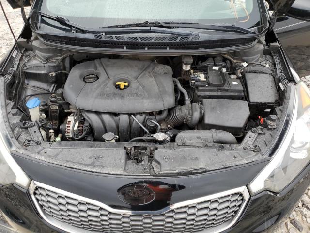 KNAFK4A67E5160608 - 2014 KIA FORTE LX BLACK photo 11