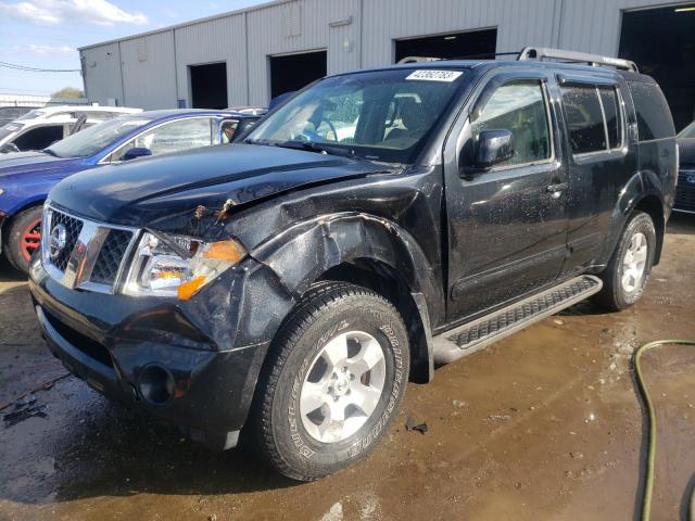 5N1AR18UX7C610595 - 2007 NISSAN PATHFINDER LE შავი ფოტო 1