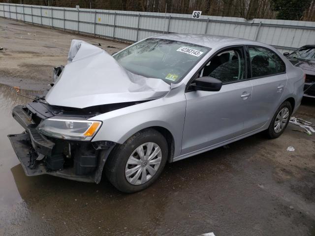 3VW2K7AJ6EM225785 - 2014 VOLKSWAGEN JETTA BASE 灰色 照片 1