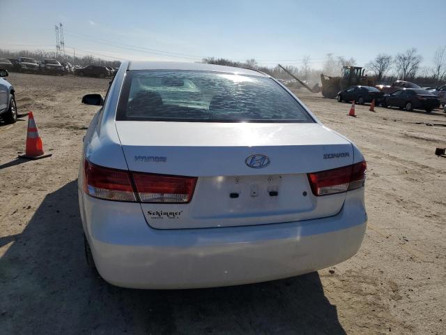 KMHET46C76A088730 - 2006 HYUNDAI SONATA GL WHITE photo 6