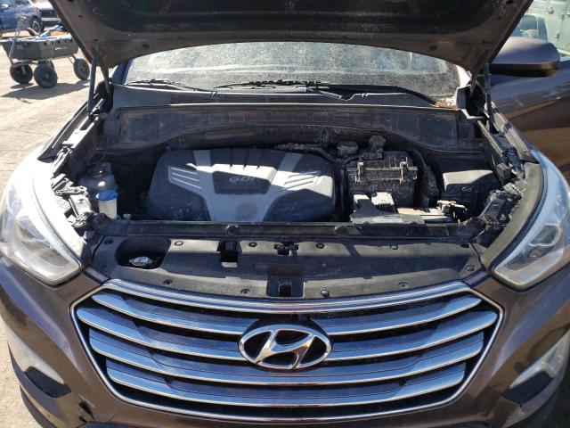 KM8SMDHFXFU103517 - 2015 HYUNDAI SANTA FE GLS BROWN photo 12