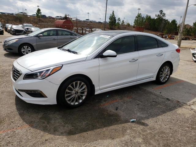 5NPE34AF8FH065990 - 2015 HYUNDAI SONATA SPORT WHITE photo 1