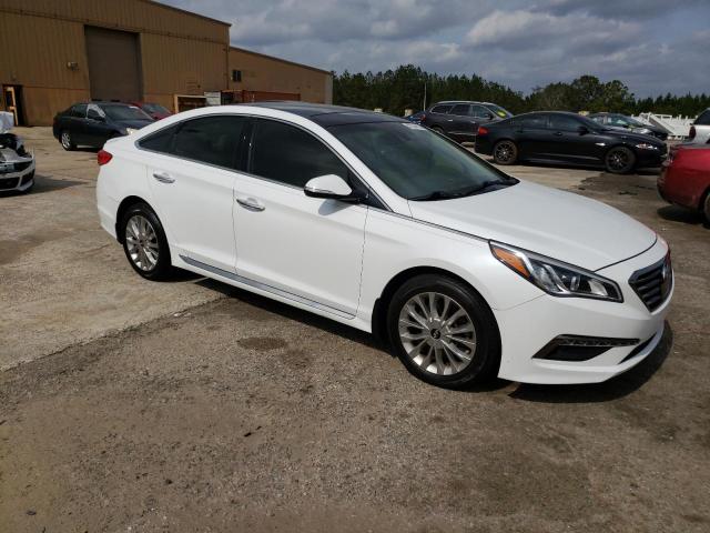 5NPE34AF8FH065990 - 2015 HYUNDAI SONATA SPORT WHITE photo 4