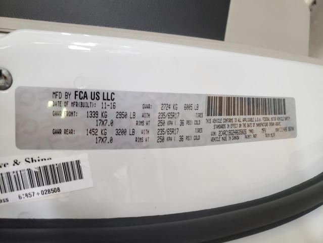 2C4RC1BG2HR635026 - 2017 CHRYSLER PACIFICA TOURING L Սպիտակ լուսանկար 14