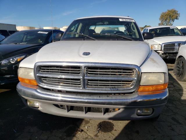 1B7GL2AN31S178325 - 2001 DODGE DAKOTA QUAD WHITE photo 5