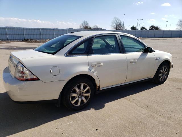 1FAHP24W79G122535 - 2009 FORD TAURUS SEL WHITE photo 3