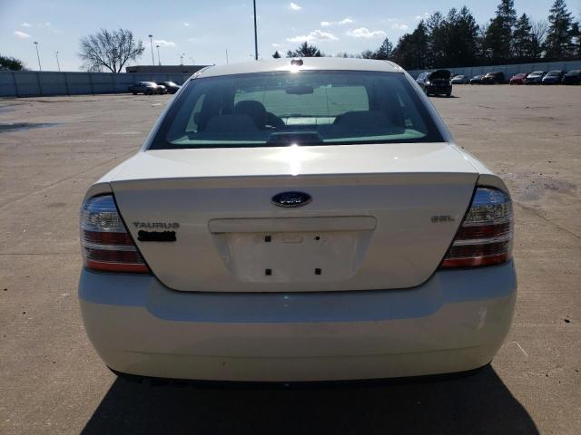 1FAHP24W79G122535 - 2009 FORD TAURUS SEL WHITE photo 6