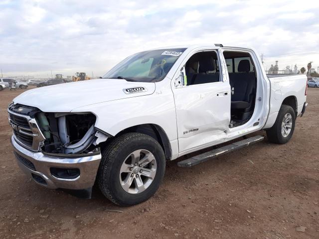 1C6RREFT5KN616852 - 2019 RAM 1500 BIG HORN/LONE STAR WHITE photo 1