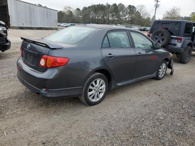 1NXBU40EX9Z136363 - 2009 TOYOTA COROLLA BASE GRAY photo 3