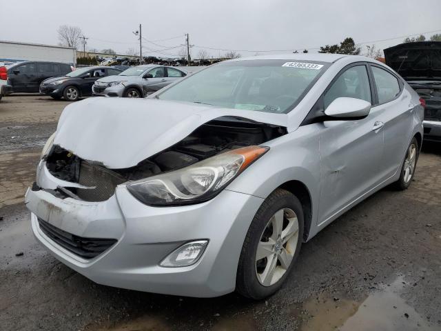 KMHDH4AE1DU659243 - 2013 HYUNDAI ELANTRA GL SILVER photo 1