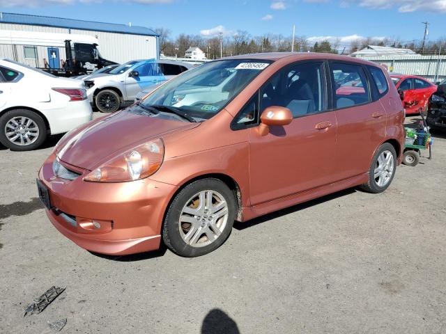 JHMGD37697S046969 - 2007 HONDA FIT S ORANGE photo 1