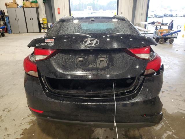 KMHDH4AE4GU561599 - 2016 HYUNDAI ELANTRA SE BLACK photo 6