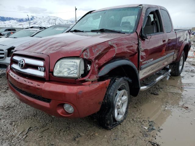 5TBBT44185S456108 - 2005 TOYOTA TUNDRA ACCESS CAB SR5 BURGUNDY photo 1