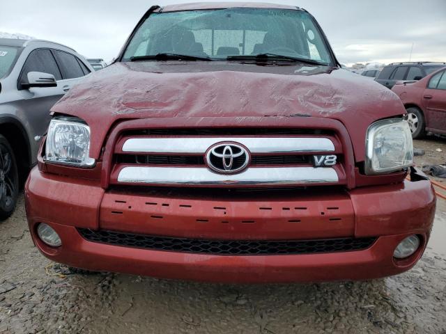 5TBBT44185S456108 - 2005 TOYOTA TUNDRA ACCESS CAB SR5 BURGUNDY photo 5