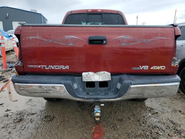 5TBBT44185S456108 - 2005 TOYOTA TUNDRA ACCESS CAB SR5 BURGUNDY photo 6
