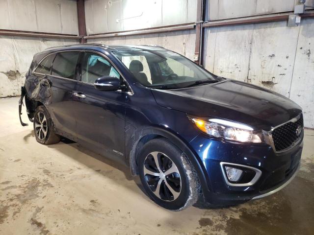 5XYPHDA50JG396760 - 2018 KIA SORENTO EX BLUE photo 4