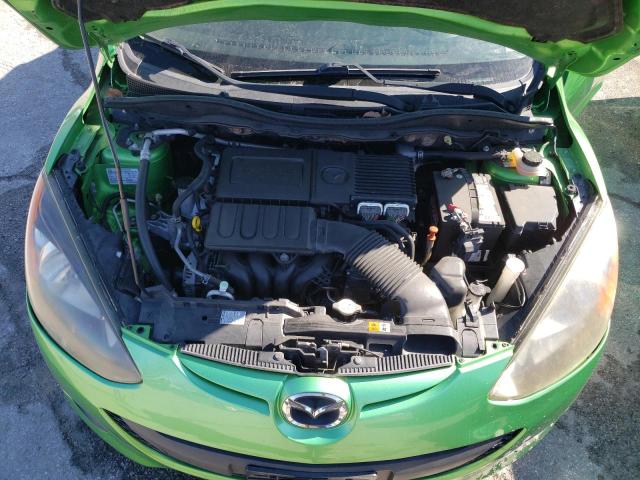 JM1DE1HY3B0113141 - 2011 MAZDA MAZDA2 GREEN photo 11