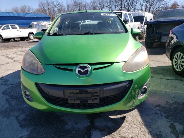 JM1DE1HY3B0113141 - 2011 MAZDA MAZDA2 GREEN photo 5