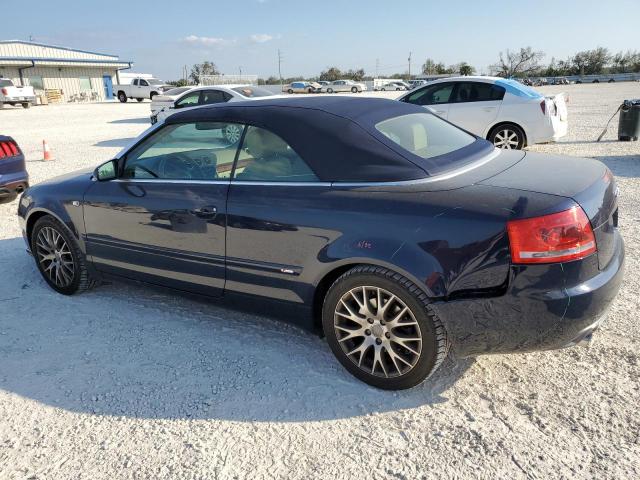 WAUAF48H79K002041 - 2009 AUDI A4 2.0T CABRIOLET BLUE photo 2