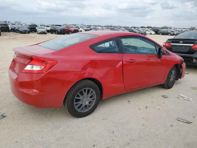 2HGFG3B57DH520134 - 2013 HONDA CIVIC LX RED photo 3