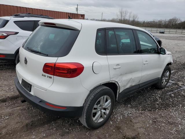 WVGAV7AX5CW611181 - 2012 VOLKSWAGEN TIGUAN S WHITE photo 3