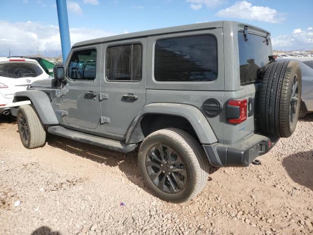 1C4JJXP68MW742136 - 2021 JEEP WRANGLER U SAHARA 4XE GRAY photo 2